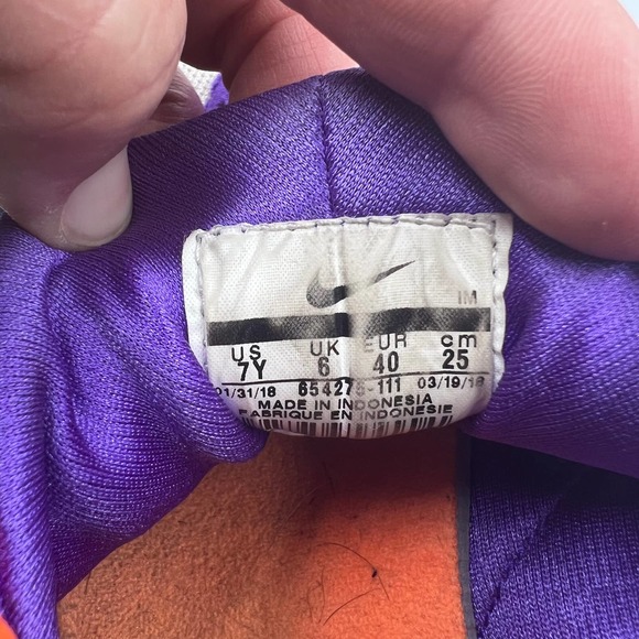 Nike Huarache Athletic Track Sneakers Colorful Mesh Lace Up Youth Size 7 - Picture 3 of 9